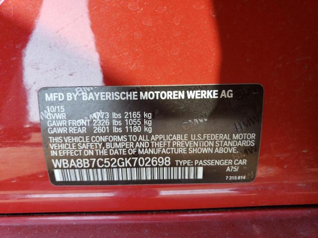 WBA8B7C52GK702698 BMW 340 XI
