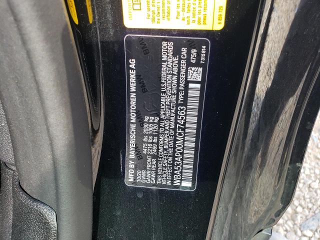 WBA53AP00MCF74563 BMW 430I