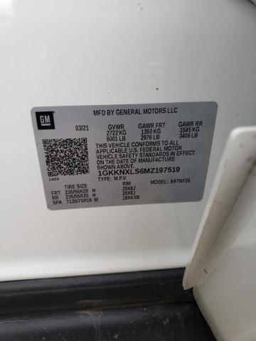1GKKNXLS6MZ197519 GMC Acadia Denali
