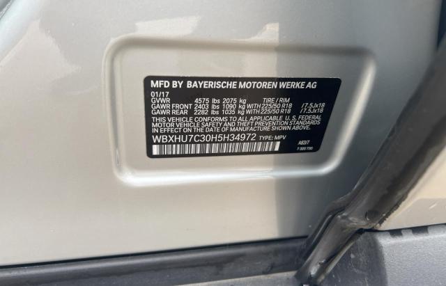 WBXHU7C30H5H34972 BMW X1 Sdrive28i