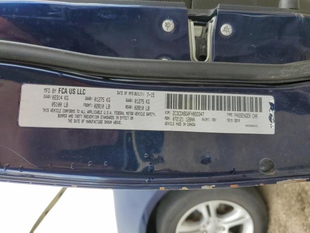 2C3CDXBG0FH893347 Dodge Charger Se