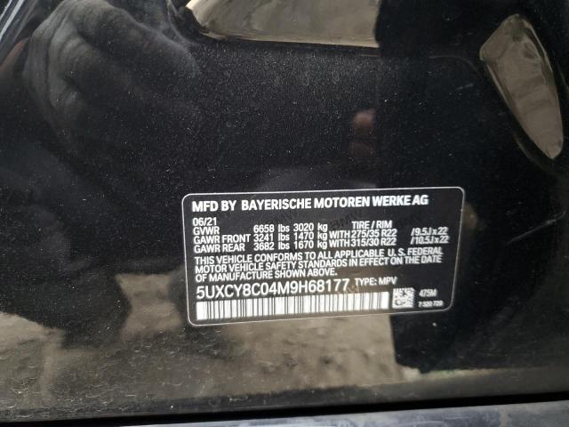 5UXCY8C04M9H68177 BMW X6 M50i