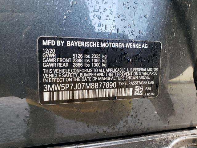 3MW5P7J07M8B77890 BMW 330e