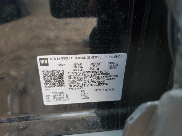 3GKALTEV7NL163356 GMC Terrain Sle