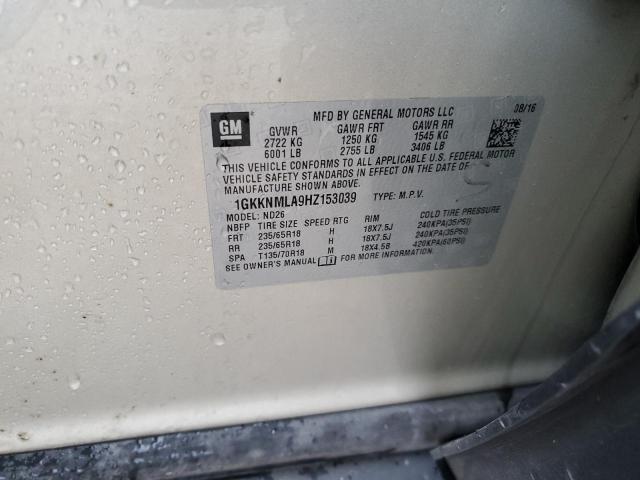 1GKKNMLA9HZ153039 GMC Acadia Slt-1