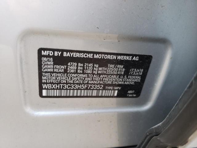 WBXHT3C33H5F73352 BMW X1 Xdrive28i