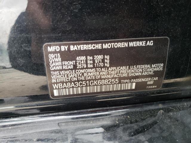 WBA8A3C51GK688255 BMW 320 XI