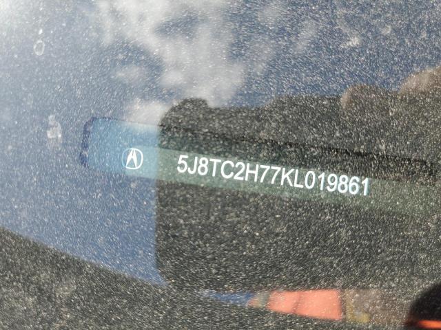 5J8TC2H77KL019861 Acura Rdx Advance