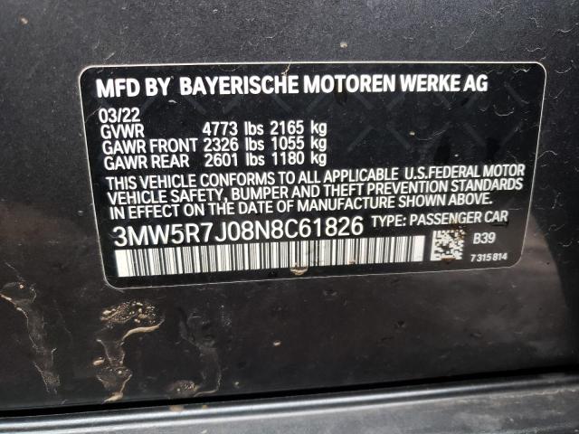 3MW5R7J08N8C61826 BMW 330XI