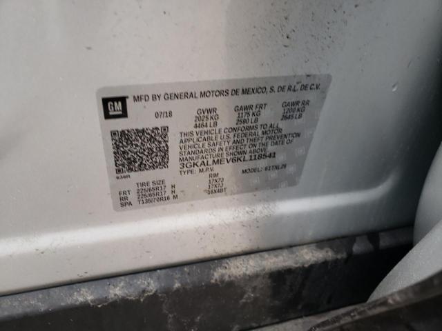 3GKALMEV6KL118541 GMC Terrain Sle