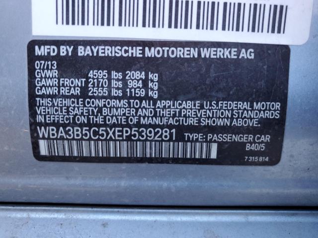 WBA3B5C5XEP539281 BMW 328 Xi Sulev