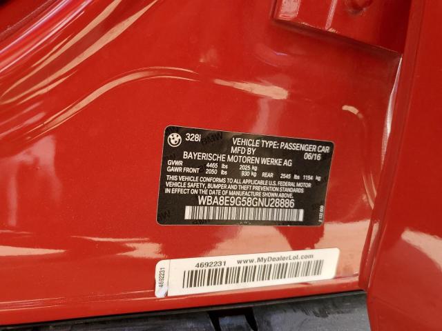 WBA8E9G58GNU28886 BMW 328 I Sulev