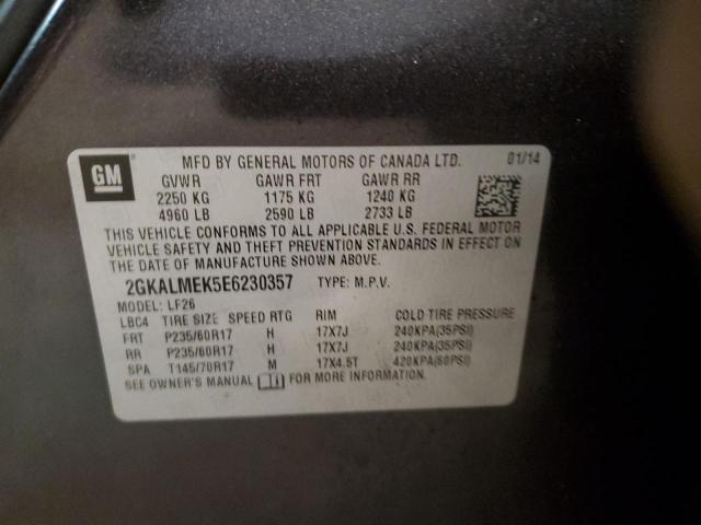 2GKALMEK5E6230357 GMC Terrain Sle