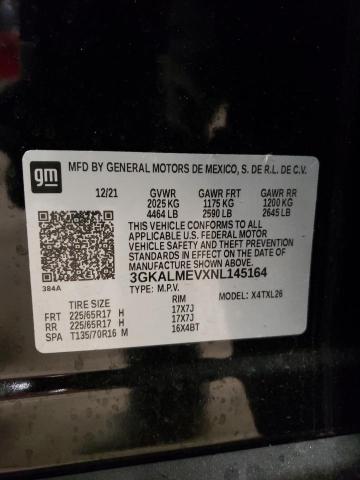 3GKALMEVXNL145164 GMC Terrain Sle