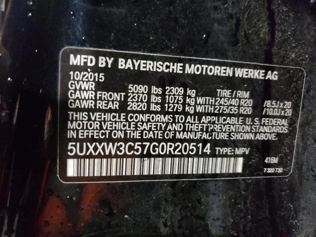 5UXXW3C57G0R20514 BMW X4 Xdrive28i