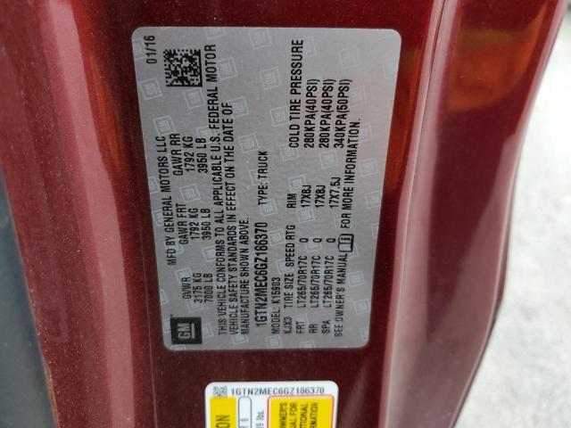 1GTN2MEC6GZ186370 GMC Sierra K1500 Sle