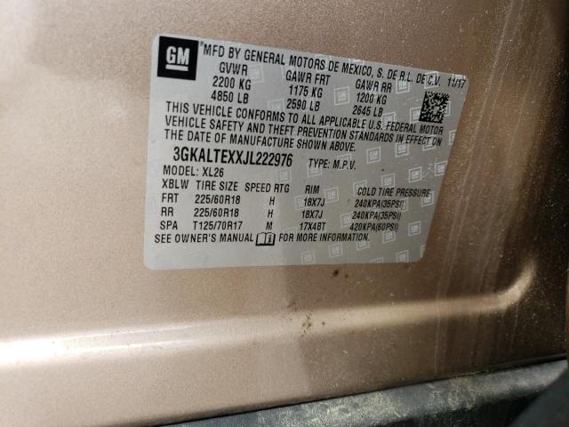 3GKALTEXXJL222976 GMC Terrain Sle