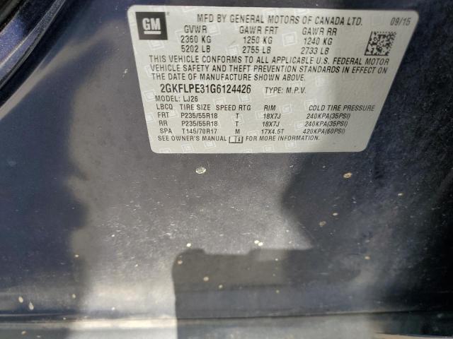 2GKFLPE31G6124426 GMC Terrain Slt