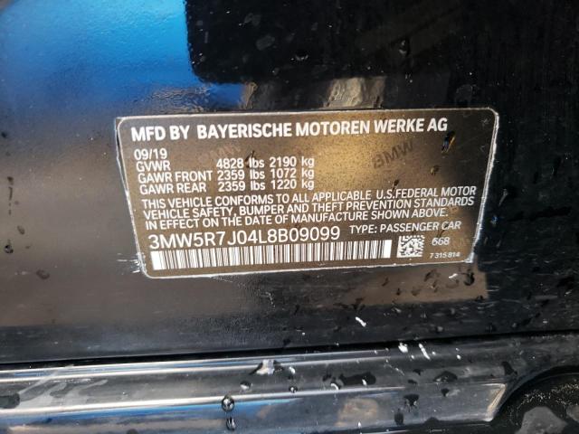 3MW5R7J04L8B09099 BMW 330XI
