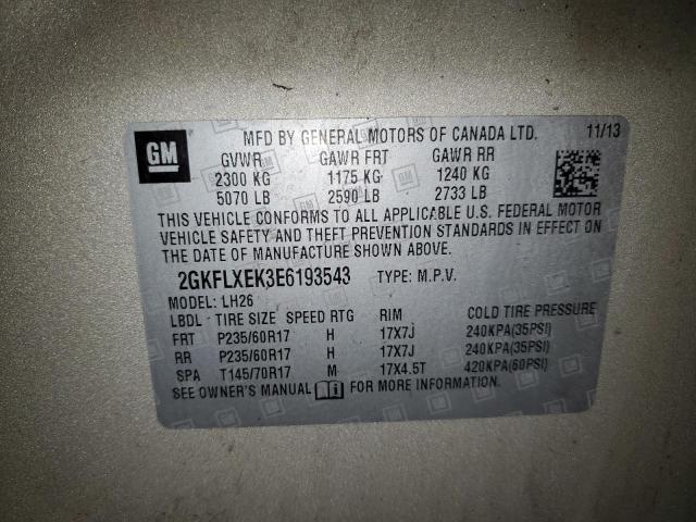 2GKFLXEK3E6193543 GMC Terrain Slt