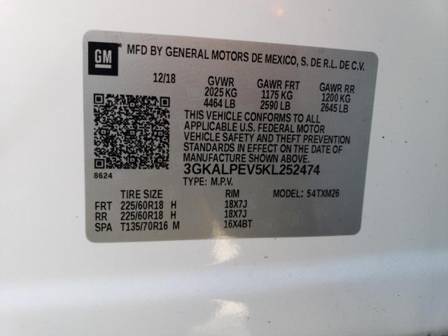 3GKALPEV5KL252474 GMC Terrain Slt