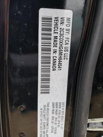 2C3CDXHG6MH644541 Dodge CHARGER GT