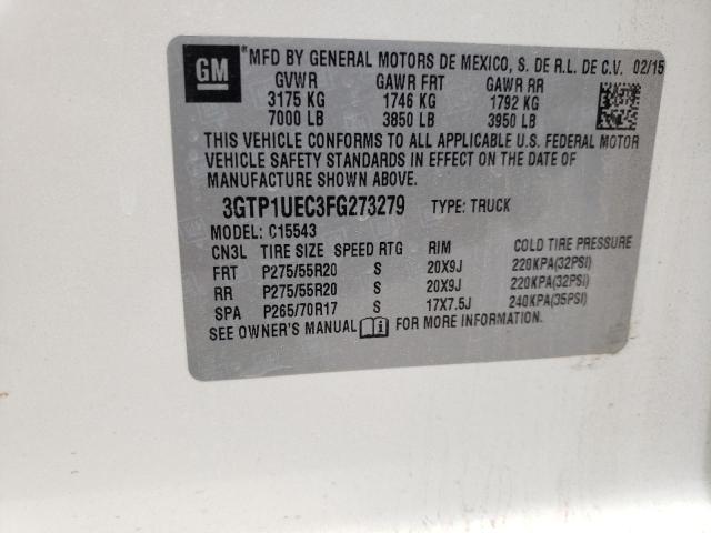 3GTP1UEC3FG273279 GMC Sierra C1500 Sle