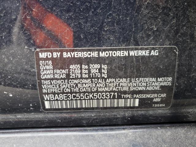 WBA8E3C55GK503371 BMW 328 Xi Sulev