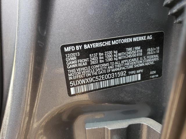 5UXWX9C52E0D31592 BMW X3 Xdrive28i