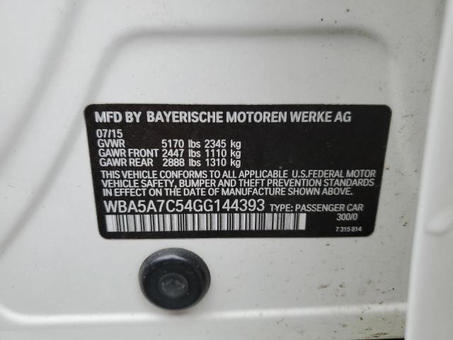 WBA5A7C54GG144393 BMW 528 XI