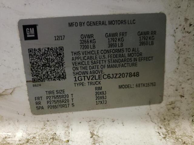 1GTV2LEC6JZ207848 GMC Sierra K1500