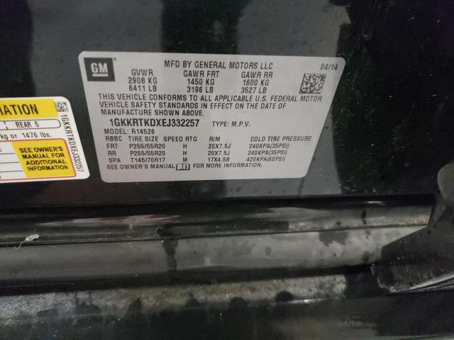 1GKKRTKDXEJ332257 GMC Acadia Denali