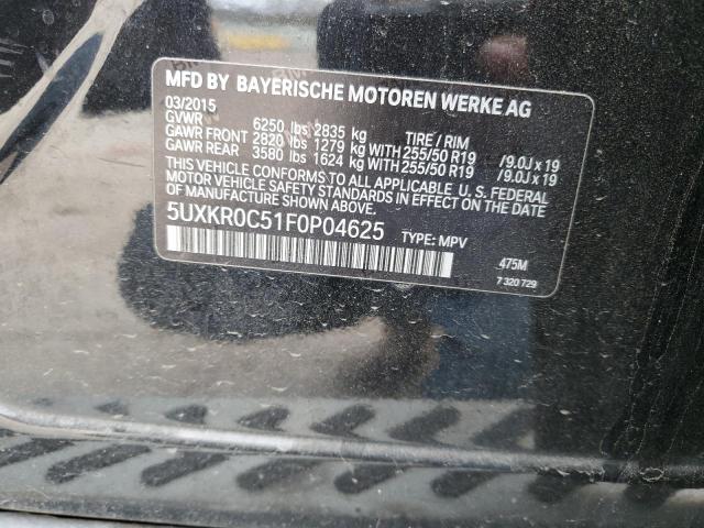 5UXKR0C51F0P04625 BMW X5 Xdrive35i