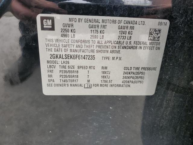 2GKALSEK6F6147235 GMC Terrain Slt