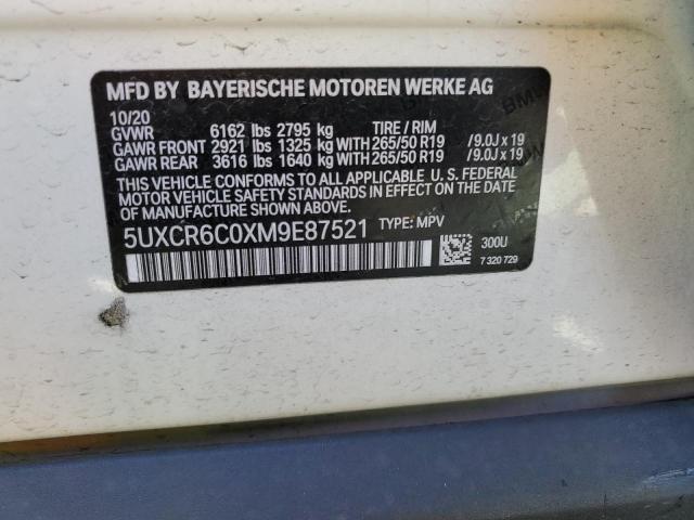 5UXCR6C0XM9E87521 BMW X5 Xdrive40i