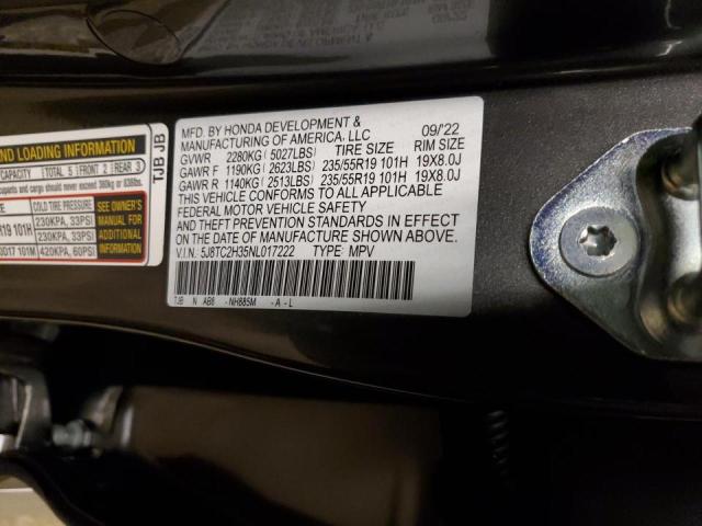 5J8TC2H35NL017222 Acura RDX