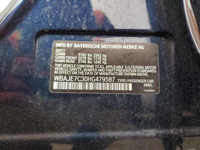 WBAJE7C30HG479587 BMW 540 XI
