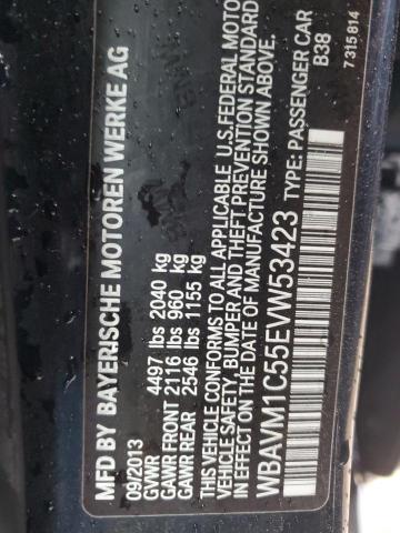 WBAVM1C55EVW53423 BMW X1 Sdrive28i