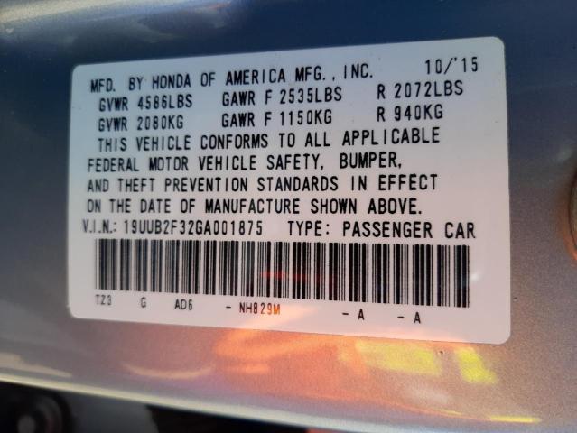 19UUB2F32GA001875 Acura TLX