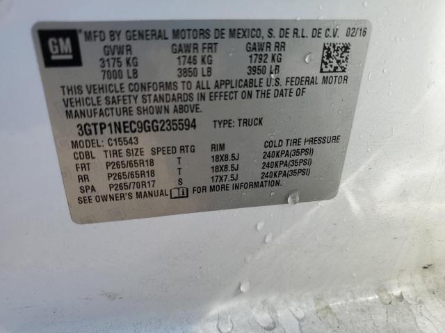 3GTP1NEC9GG235594 GMC Sierra C1500 Slt