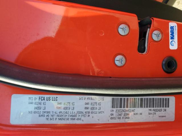 2C3CDZAG3HH531447 Dodge Challenger Sxt