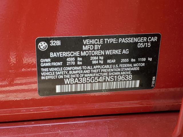 WBA3B5G54FNS19638 BMW 328 Xi Sulev