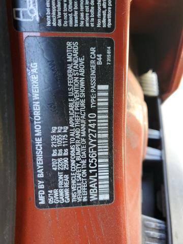 WBAVL1C56FVY27410 BMW X1 Xdrive28i