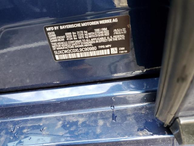 5UXCW2C0XL9C90980 BMW X7 Xdrive40i