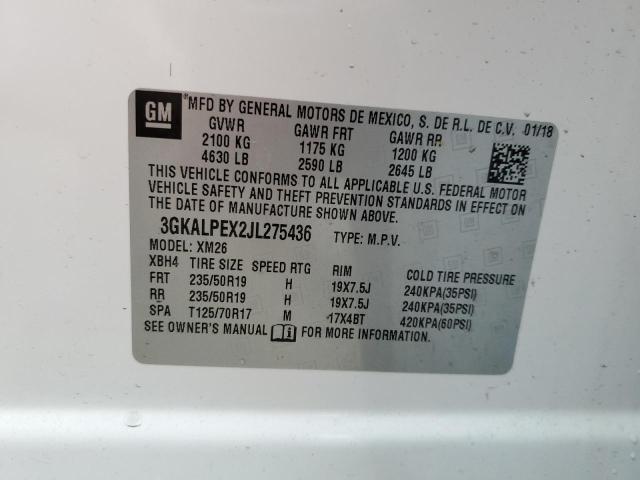 3GKALPEX2JL275436 GMC Terrain Slt
