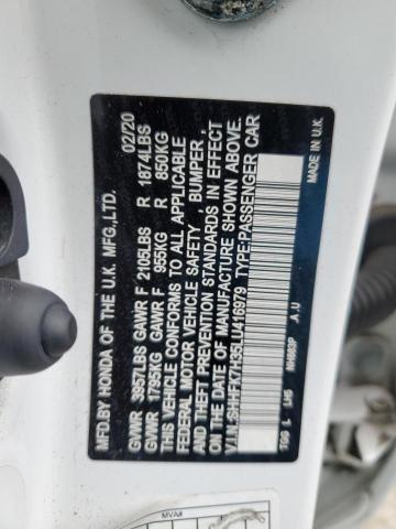 SHHFK7H35LU416979 Honda Civic Lx