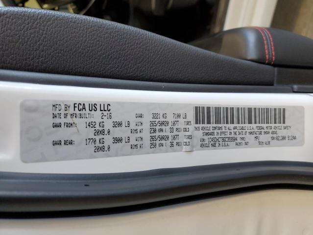 1C4SDHCT9GC359504 Dodge Durango R/t