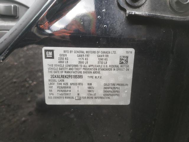 2GKALREK2F6185389 GMC Terrain Sle