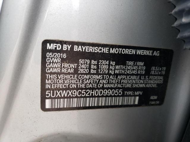 5UXWX9C52H0D99055 BMW X3 Xdrive28i