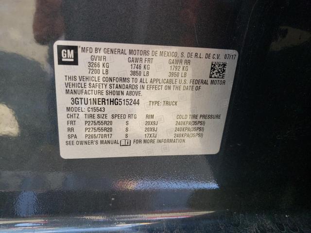 3GTU1NER1HG515244 GMC Sierra C1500 Slt